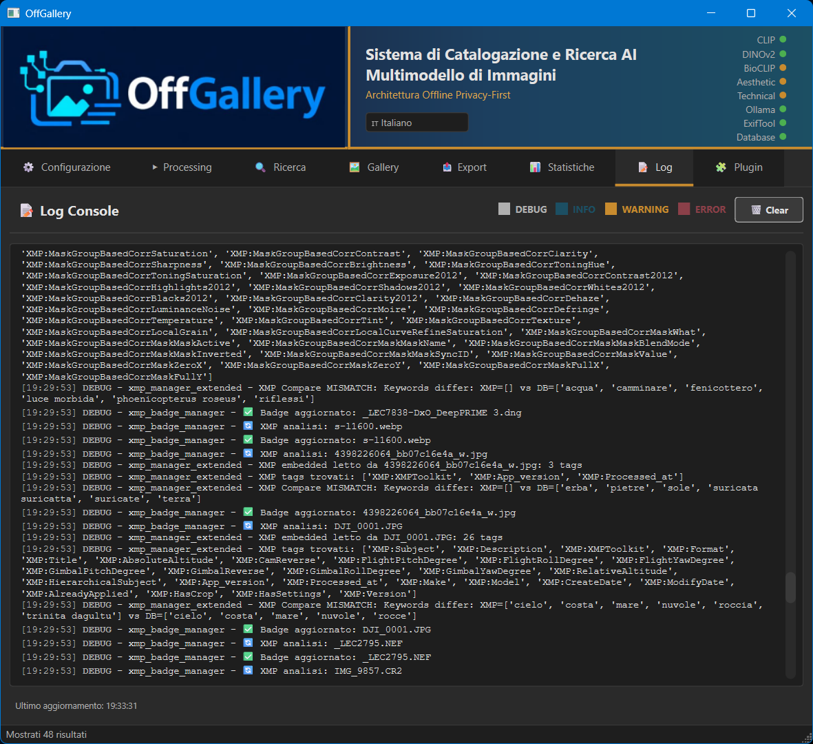 Tab Log OffGallery